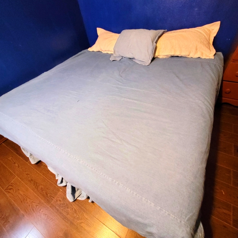 VTG RALPH LAUREN Home Americana Denim Duvet Cover Full Set